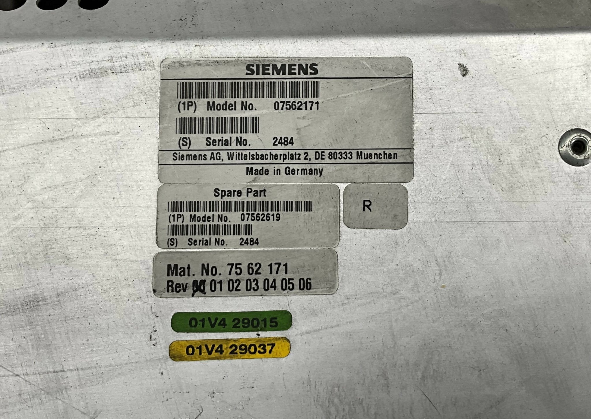 SPARE PART POWER BOX P10F ( 07562619/7562619/07562171) SIEMENS