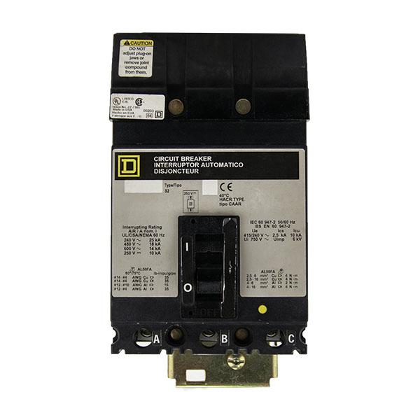FH360301021 | Square D FH Series 30A 3-Pole 600V I-Line Circuit Breaker