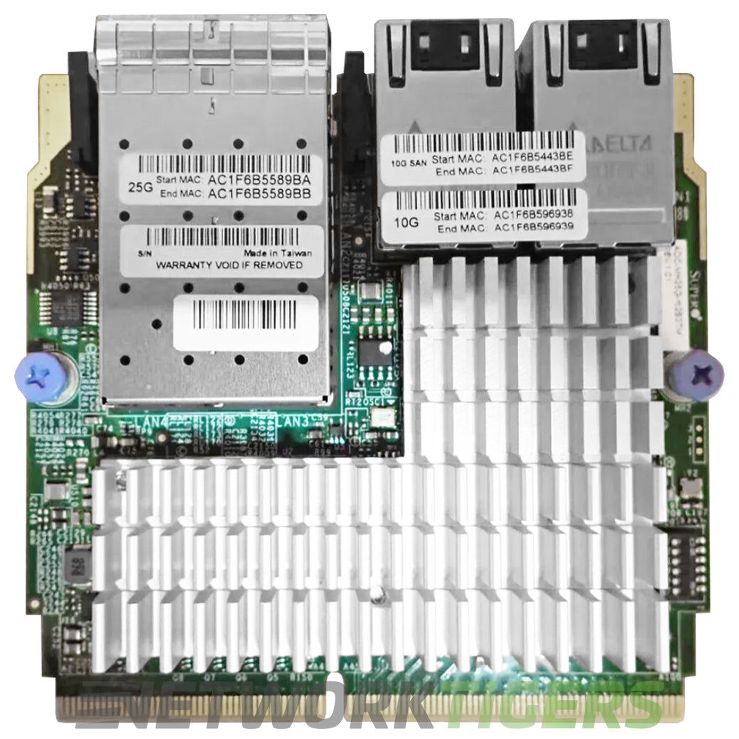 SuperMicro AOC-MH25G-m2S2T 2x 25GB SFP28 2x 10GB RJ45 Ethernet Adaptor