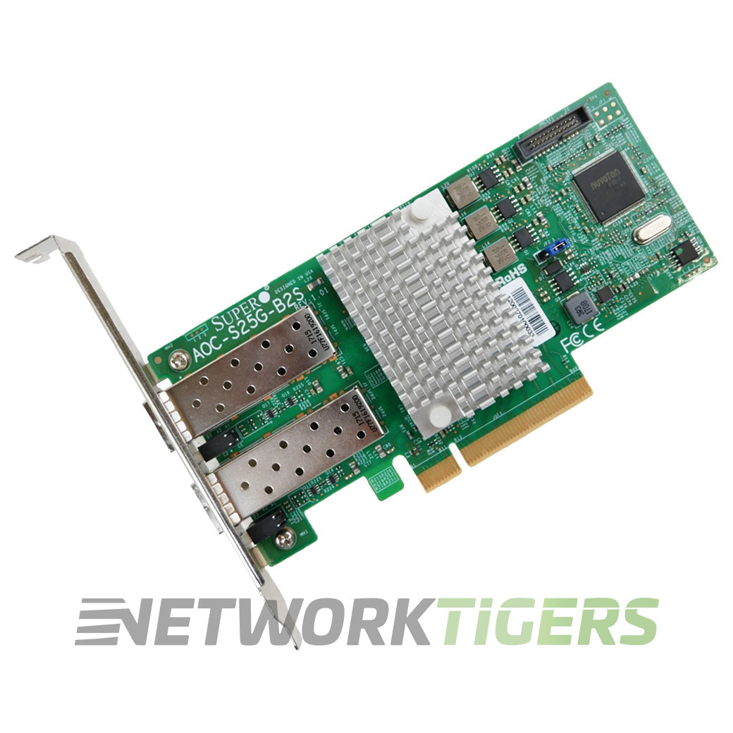 SuperMicro AOC-S25G-b2S 2x 25GB SFP28 PCIe 3.0 x8 Server Add On Card