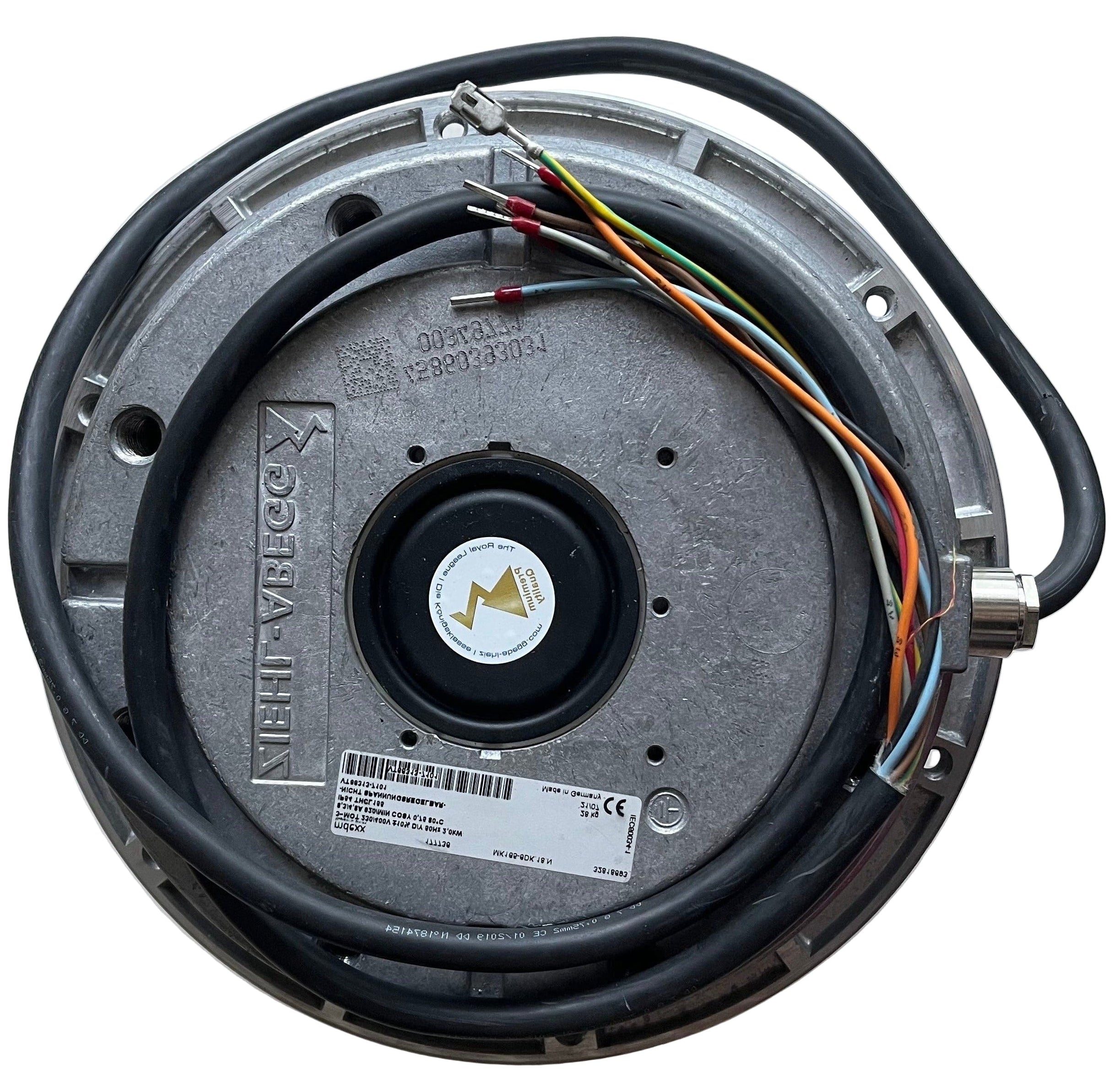 MK165-6DK.18.N ZIEHL-ABEGG Centrifugal Fan 230V/400V 2.0KW 8.3/4.8 A for Atlas Air Compressor Motor Replace by YWF(K)166-6D90-E03