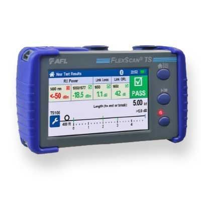 AFL FlexScan TS100-60 Plus Kit 1650 PON Fault Locator OPM VF