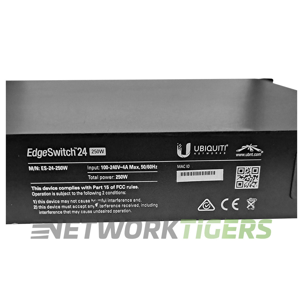 Ubiquiti ES-24-250W EdgeSwitch Series 24x 1GB PoE+ RJ45 2x 1GB SFP Switch
