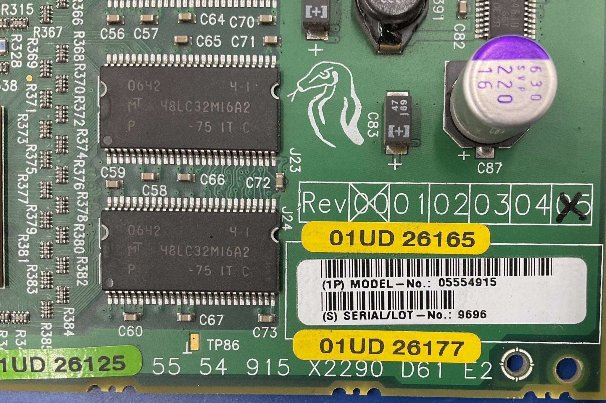 Viper/Copra Board D16 (05997932/05554915/0771594) SIEMENS