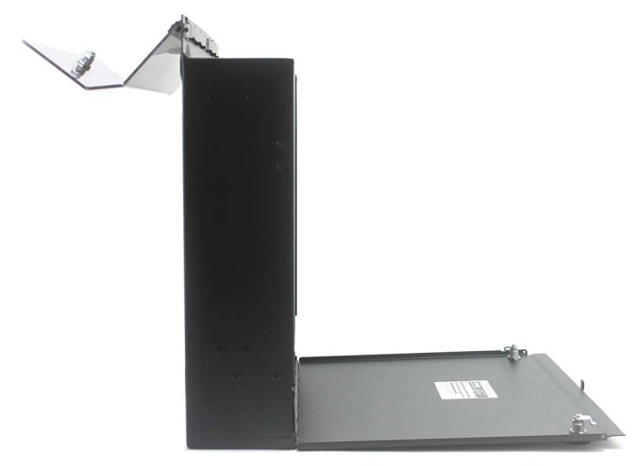 Corning® Wall Mount Enclosure WCH 24 Fiber Holds (4) CCH Adapter Panels/Cassettes (13.5" x 16" x 4") Unloaded