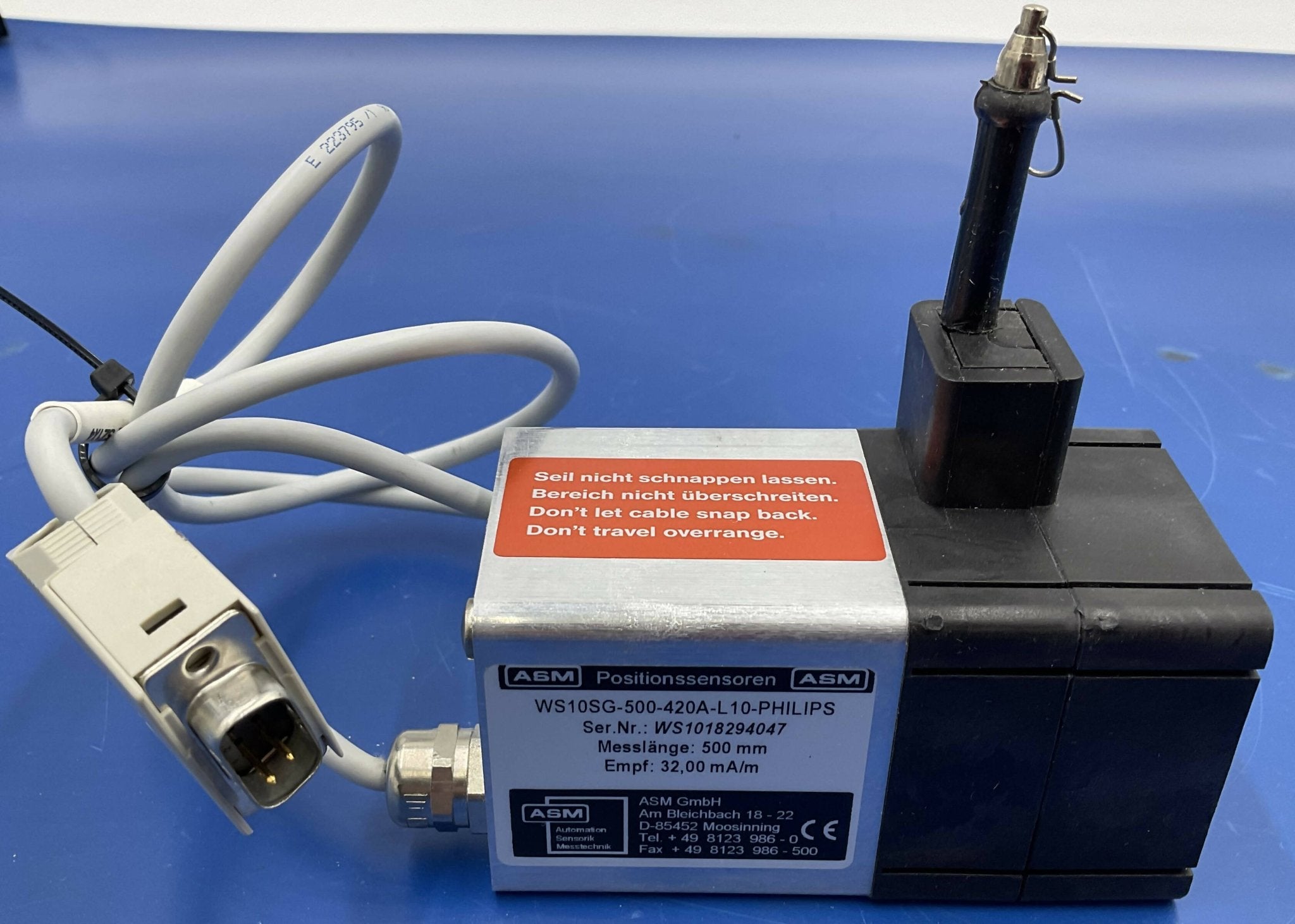 WIRE POSITION SENSOR (WS10SG-500-420A-L-10) PHILIPS