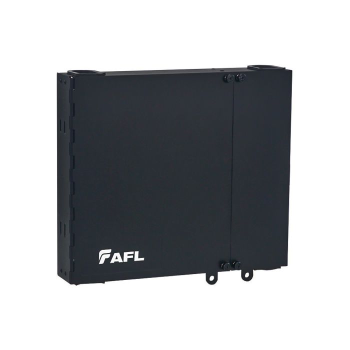 AFL Wall Mount Enclosure Holds (4) LGX Adapter Plates Black Unloaded, per EA