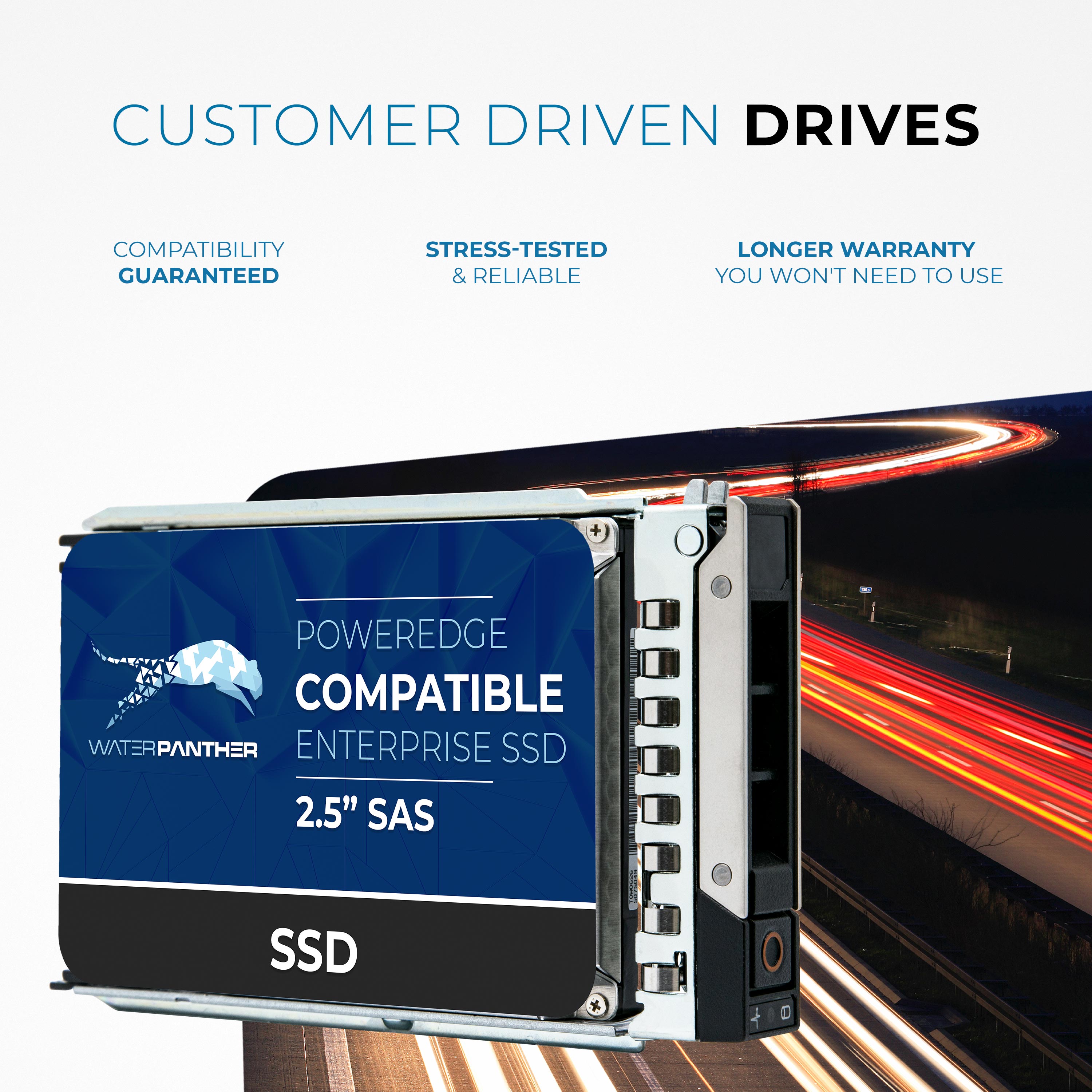 Water Panther G14 15.36TB SAS 12Gb/s 2.5in Refurbished SSD