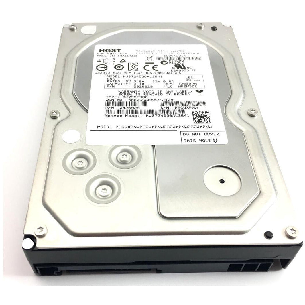 3TB 7.2K SAS Hard Drive 3.5'' FITS SERVER T710 R410 R710 R720 R510 R730