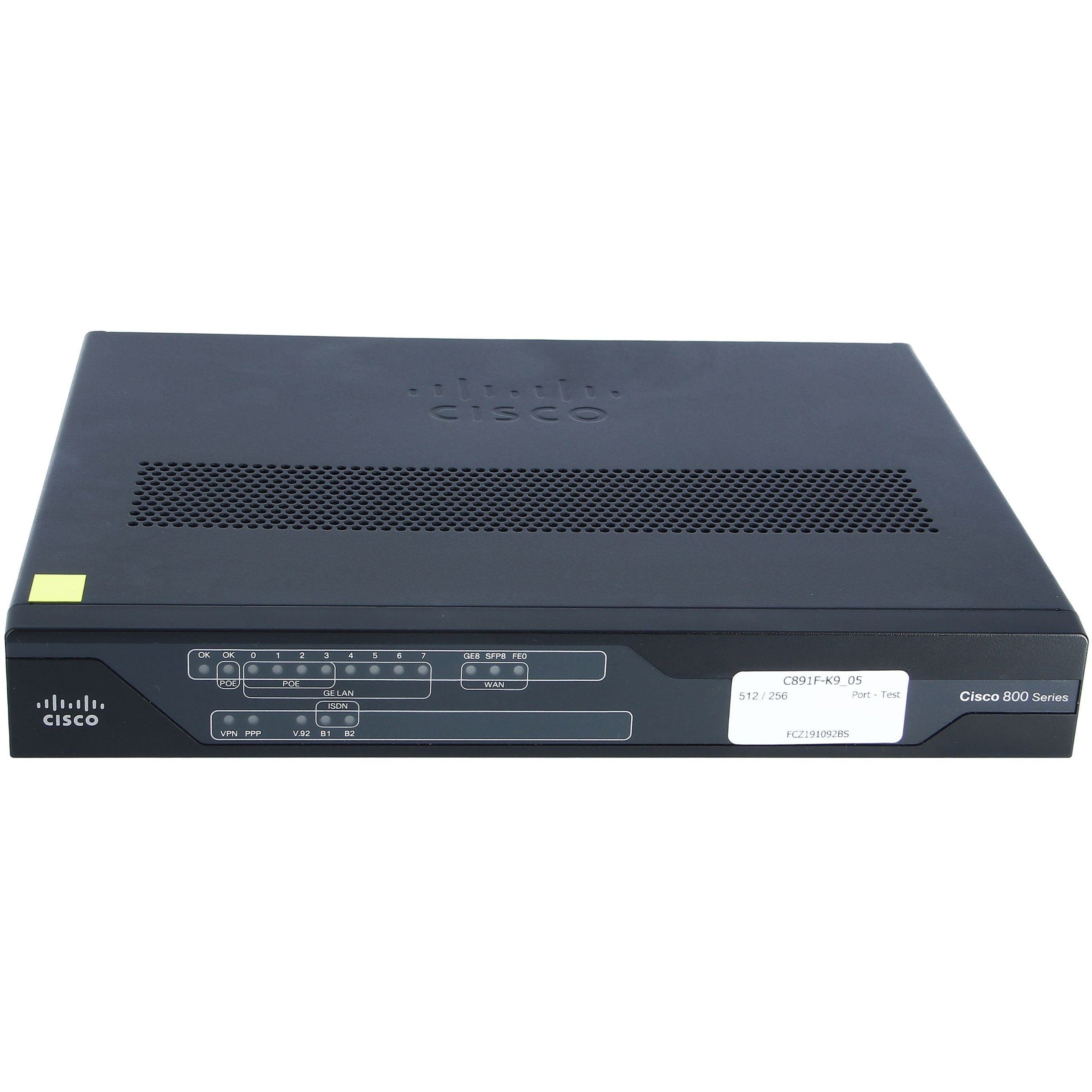 C891F-K9 router de seguridad Gigabit Ethernet 891F con SFP