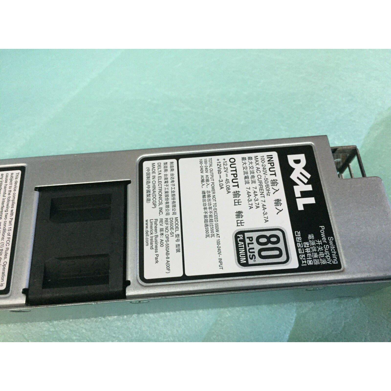 DELL X185V 0x185v ox185v550W Server Power Supply PowerEdge R420 R430 PSU D550E-S1 DPS-550AB-8-FoxTI