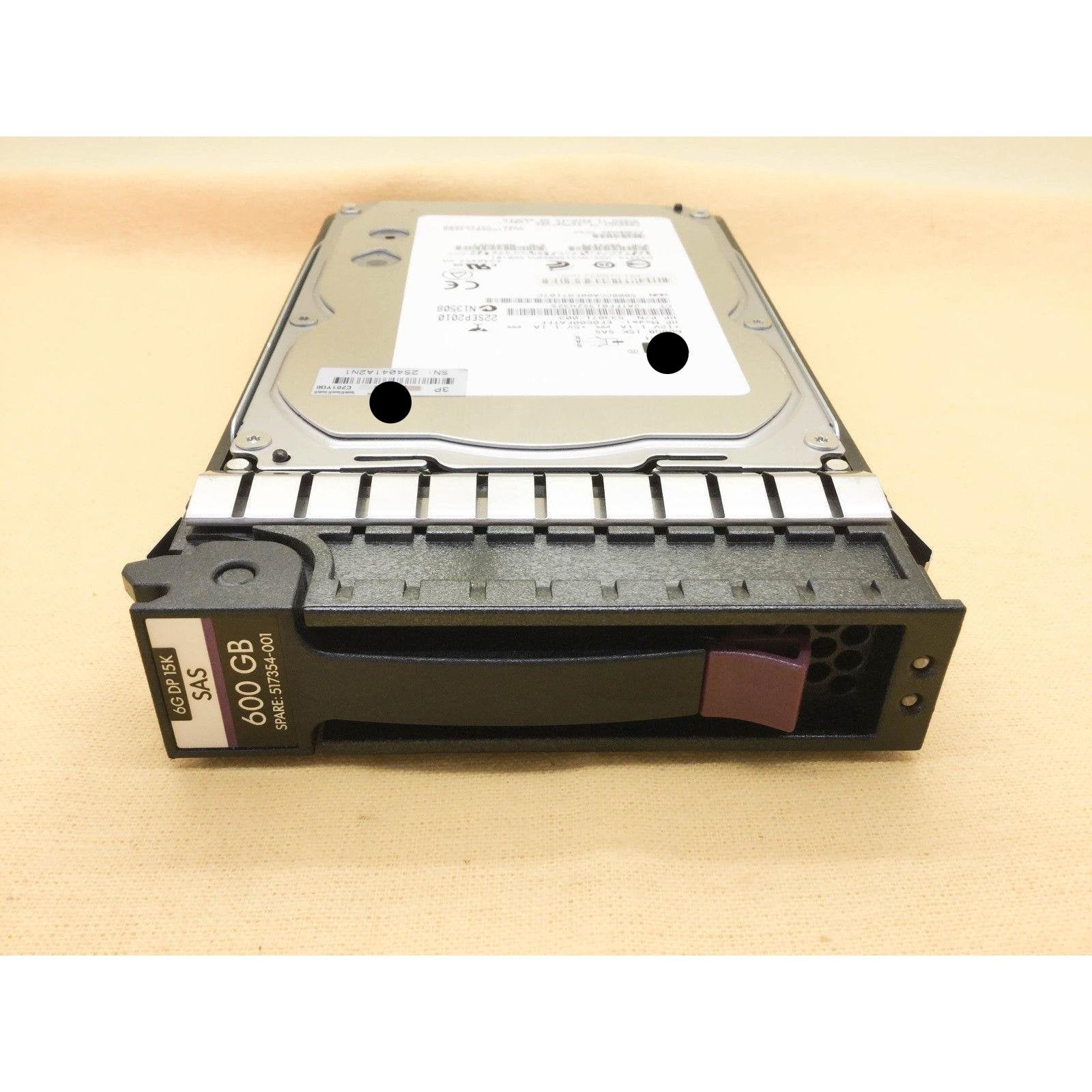 HP 516828-B21 600GB 15K 6G DP RPM SAS 3.5 Hard Drive HDD 517354-001 884420695721-FoxTI