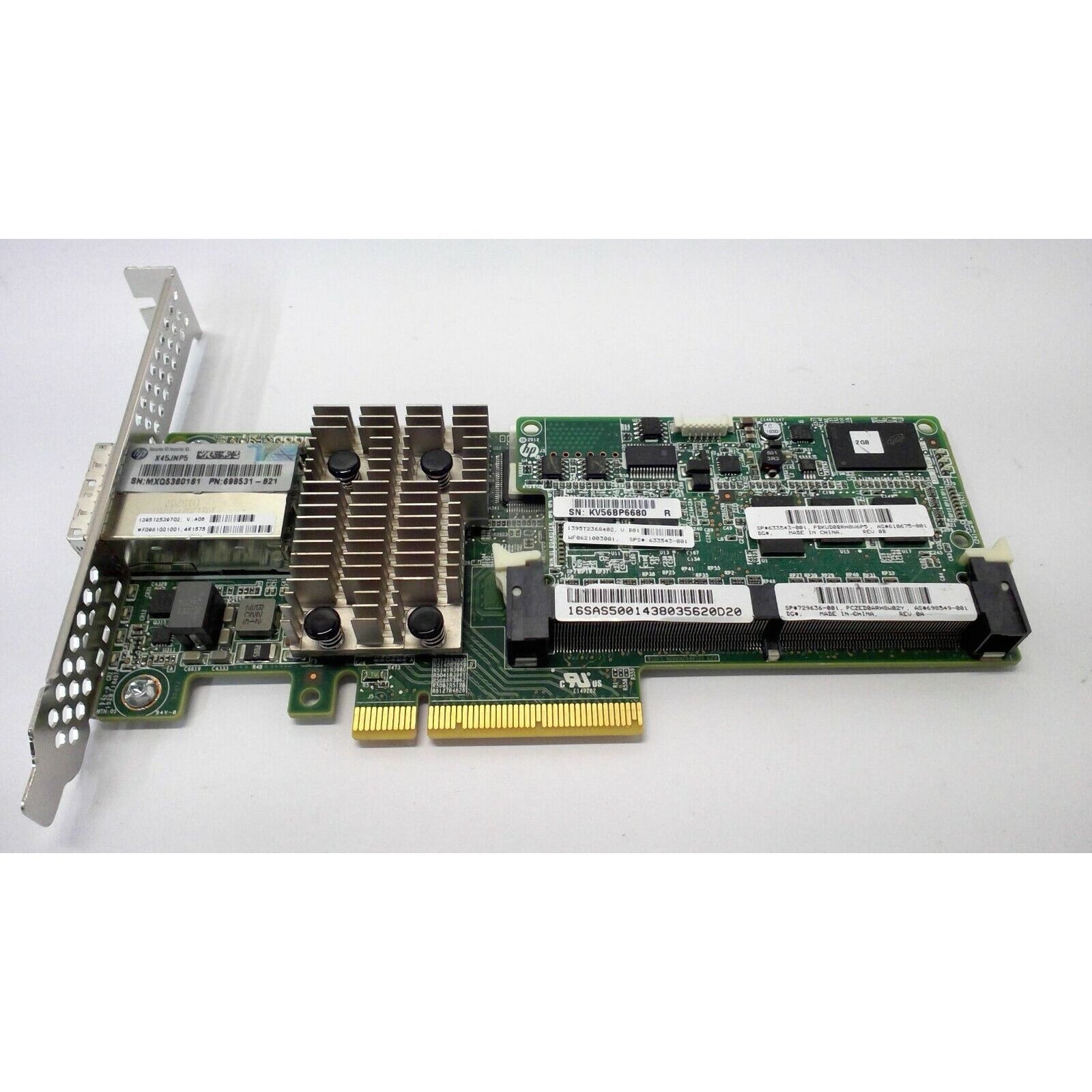 698531-B21 SMART ARRAY P431 2GB FBWC 6GB 2-PUERTOS EXT SAS CONTROLADOR 887111206961