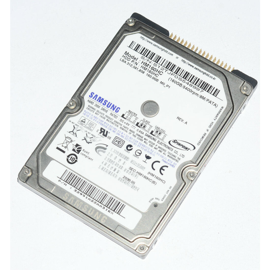 HM160HC 160GB 5400rpm IDE, ATA, PATA Laptop 2.5" Hard Drive
