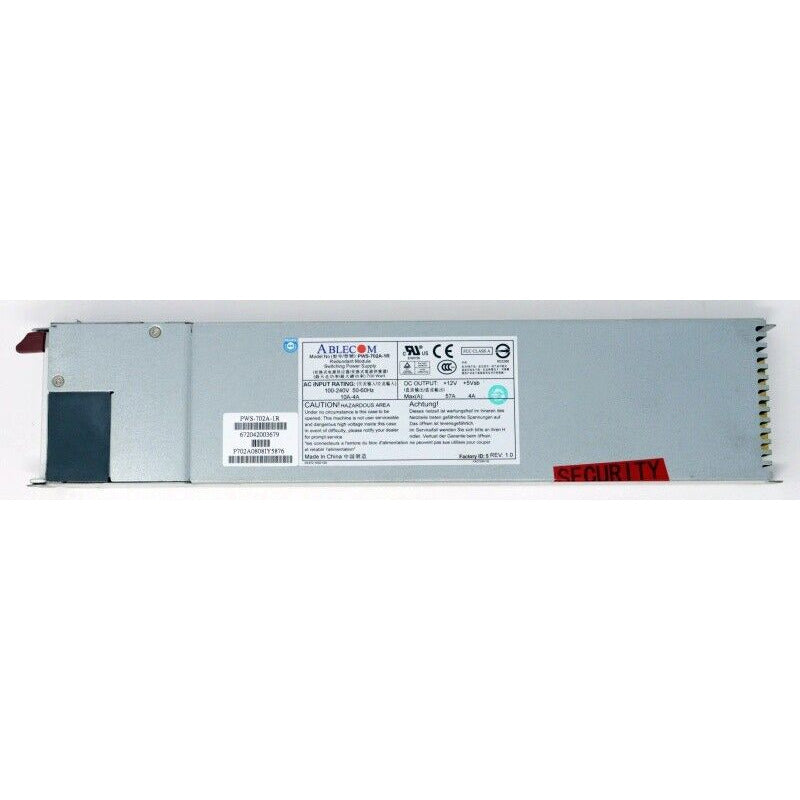 Fuente de alimentación conmutada redundante PWS-702A-1R de 700 W