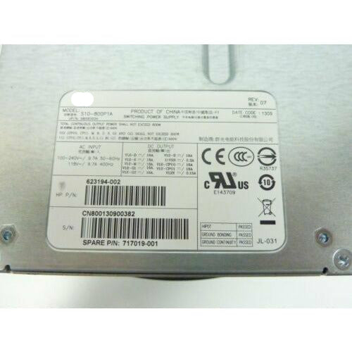 HP Z620 Workstation 800W ATX Power Supply 623194-002 717019-001 S10-800P1A fonte - MFerraz Tecnologia