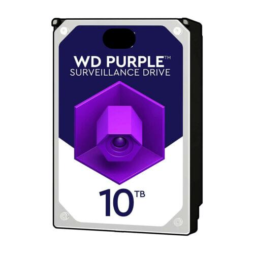 Disco WD Purple 10TB Surveillance 7200 RPM SATA lll 256MB 3.5" Internal HDD WD101PURZ - MFerraz Tecnologia