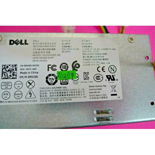 Fonte Genuine Dell Inspiron 3470 Vostro 3470 200W Power Supply HU200EBS-00 R9JGD - MFerraz Tecnologia