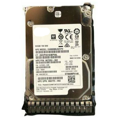 Disco 870759-B21 870795-001 HPE ST900MP0146 900GB SAS 12G  15K ENT 2.5" DS HDD - MFerraz Tecnologia